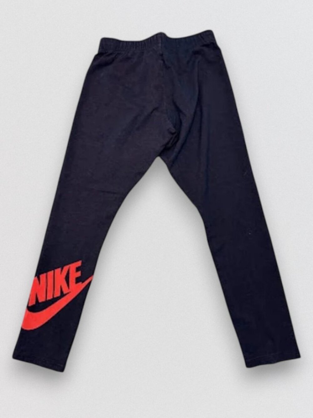 Nike Black Red Tone Leggings Just Do It Waistband Size S